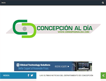 Tablet Screenshot of concepcionaldia.com